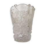 Molded glass vase