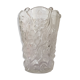 Molded glass vase