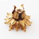 Set of three gilt Italian Florentine wall lights by Banci Firenze