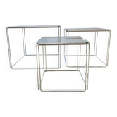 Suite de 3 tables gigognes Max Sauze