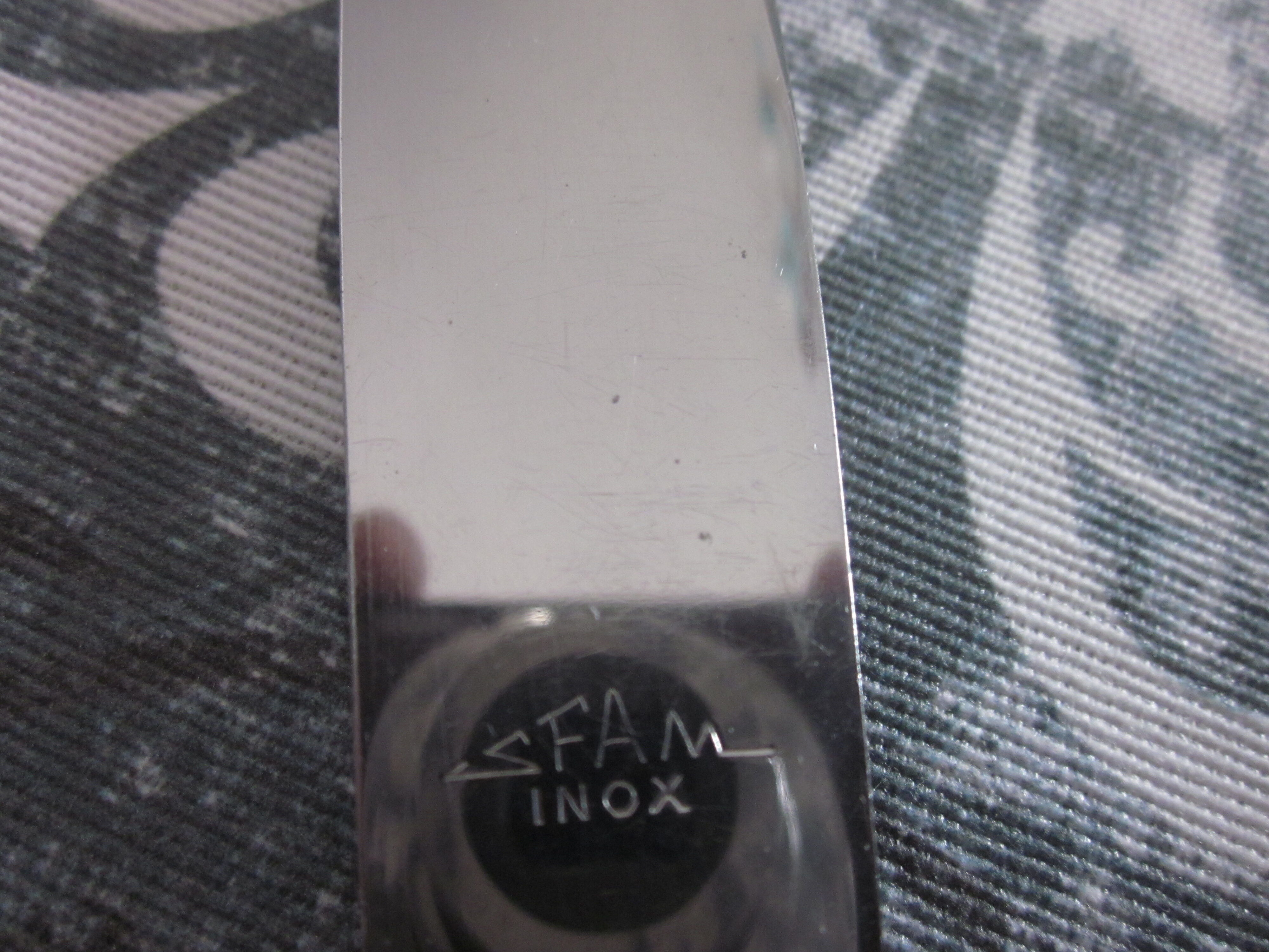 10 silver metal knives sfam