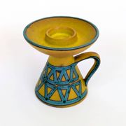 Bougeoir Céramique Ceramano | Poterie Ouest Allemande Années 60
