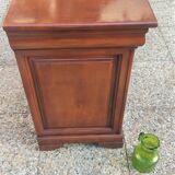 Tv cabinet 2 doors and 1 niche with Pull, in Cherry Solid Louis Philippe style.