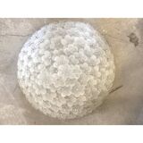 Contemporary Gold-Flowers Murano Glass Flush Mount