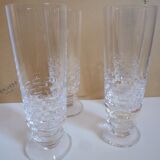 4 champagne flute - Vannes crystal