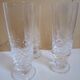 4 flute à champagne - cristal de Vannes