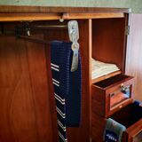 Armoire cabine, de voyage, penderie anglaise