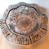 Art deco crystal cut signed P.Davesn