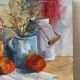 Nature morte, table de cuisine signé Paumier 1999