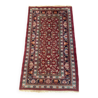 Tapis Persan vintage en laine tissée 165x95