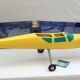 Modèle l’avion vers 1980 années avec moteur à l’essence en plastique dimension H-25cm- L-105- Pr-170