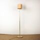 Swedish brass floor lamp, cast iron base, model G 019 by Bergboms 1960