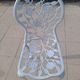 Chaise en fonte d'aluminium