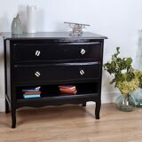 Black chest of drawers
