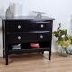 Black chest of drawers