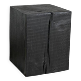 Wabi sabi burnt wood side table