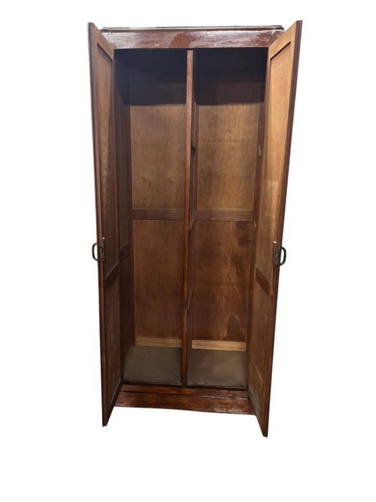 Vintage wooden wardrobe / filing cabinet / entrance cabinet