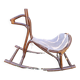 Rattan rocking horse