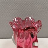 Bohemian glass vase, by Josef Hospodka for Chrisbka Glaswerke 1960s