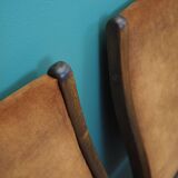 Set of six beech chairs, Danish design, 1960s, production: Denmark