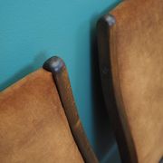 Set of six beech chairs, Danish design, 1960s, production: Denmark