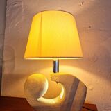 Stone sculptural lamp by Albert Tormos, France