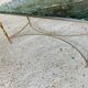 Coffee table in green marble and brass circa 50/60