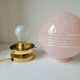 Art Deco lamp in brass and glass by Clichy