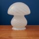 Lampe champignon en verre de Murano