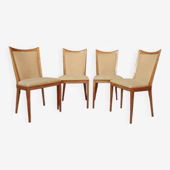 Ensemble de 4 chaises modernes, Danemark, années 1950