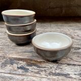 Set of 4 stoneware bowls