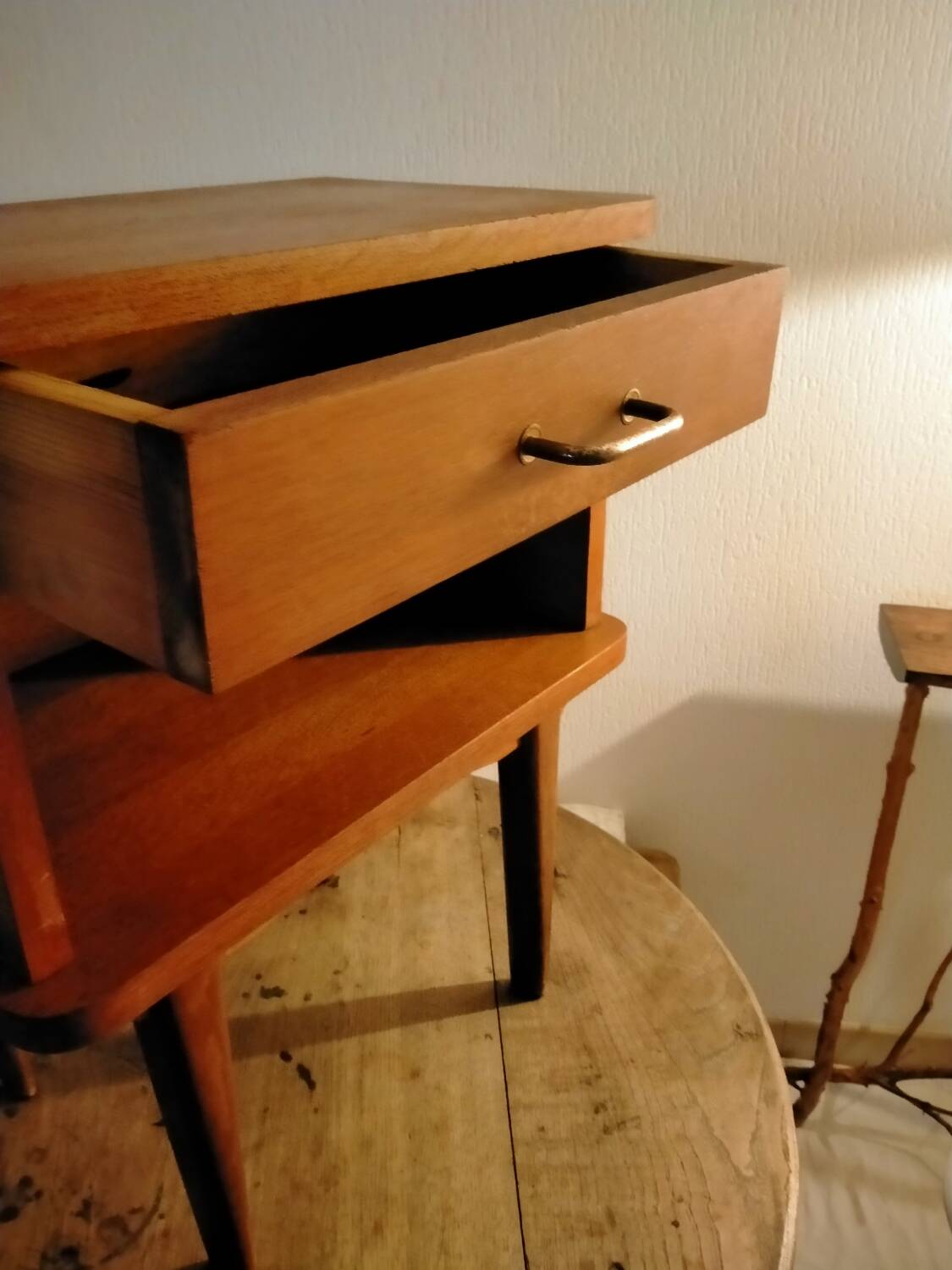 Vintage bedside table