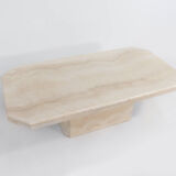 Vintage italian travertine coffee table