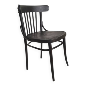 Matte black lacquered Thonet chair