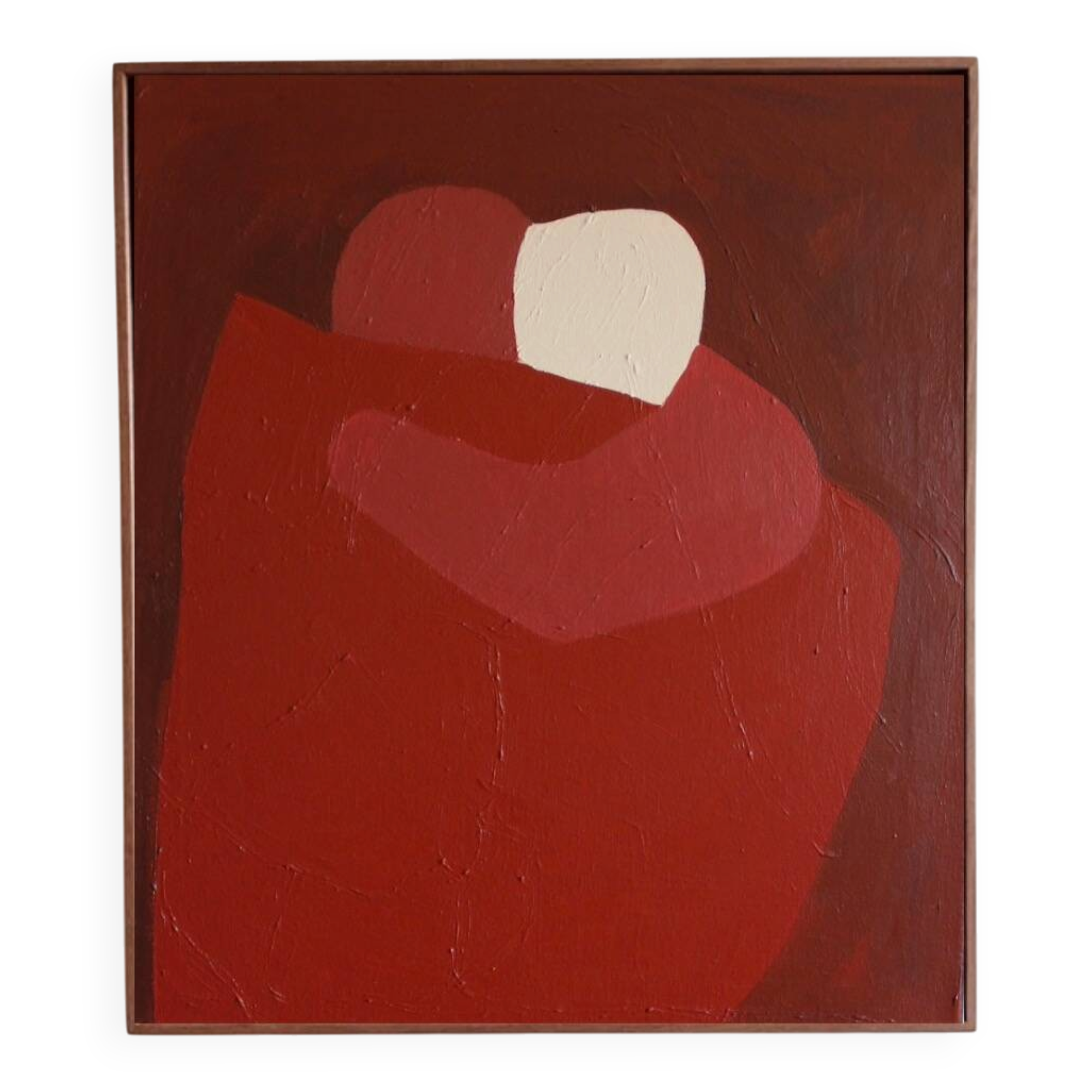 "here with you" original signed canvas painting