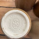6 Digoin stoneware cups