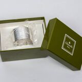Christofle Vendôme silver-plated napkin ring – New in its box