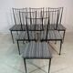 6 chaises originales par Colette Gueden, 1950