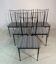6 chaises originales par Colette Gueden, 1950