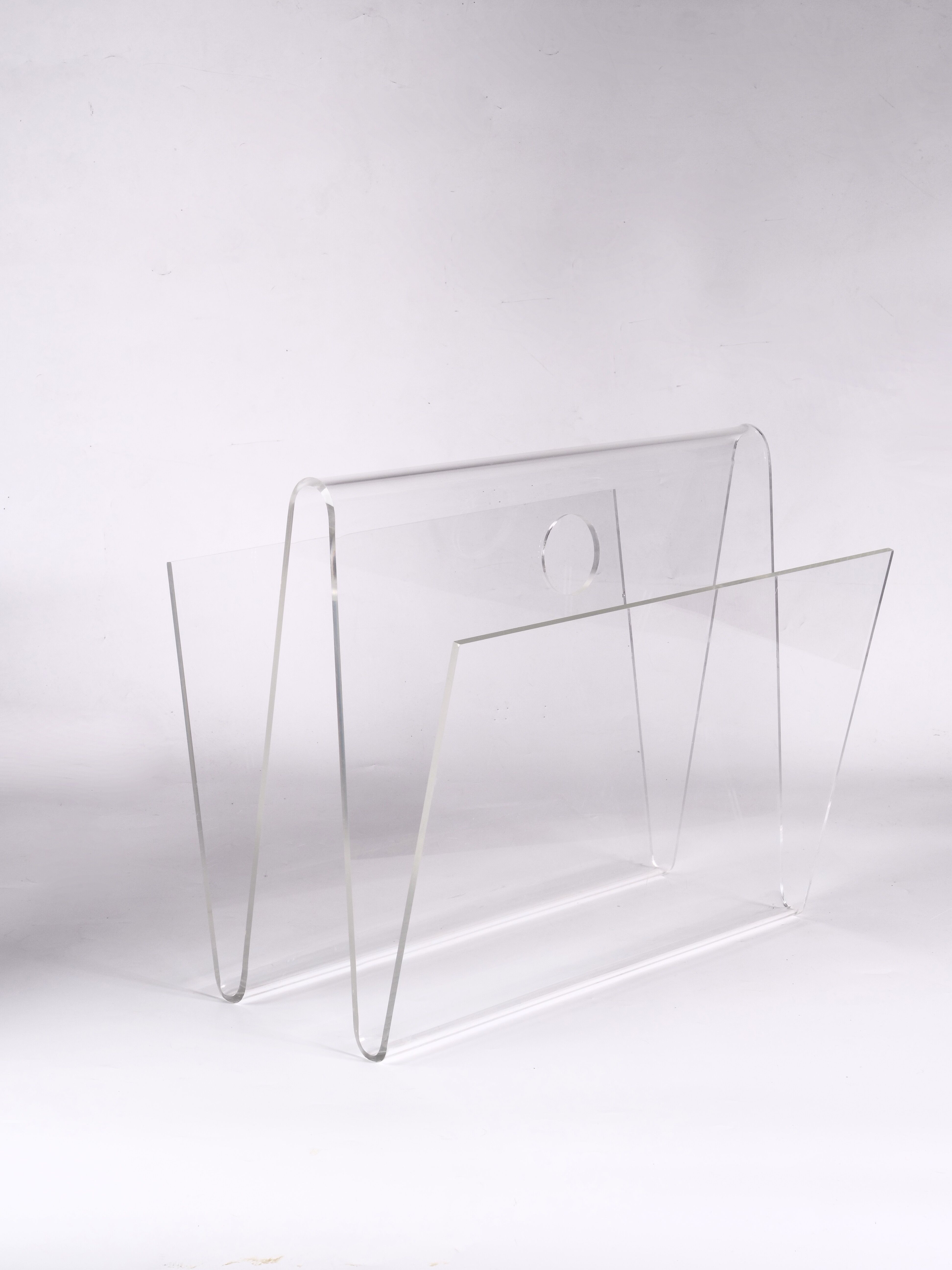 transparent plexiglass review door 1970