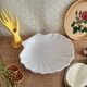 White shell dish Emile Henry France vintage