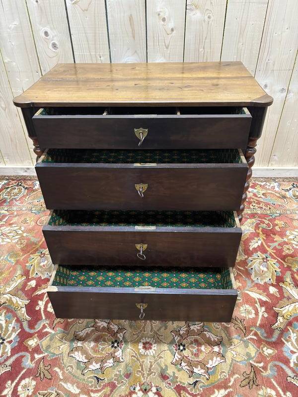 Meuble d’appoint ou commode ouvrant par 4 tiroirs