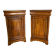 Pair of bedside tables Louis Philippe style