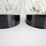 Pair of Mid-Century Wall or Sconces Lamps by Valasske Mezirici, 1960's