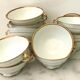 Set of 12 bowls with 2 porcelain handles