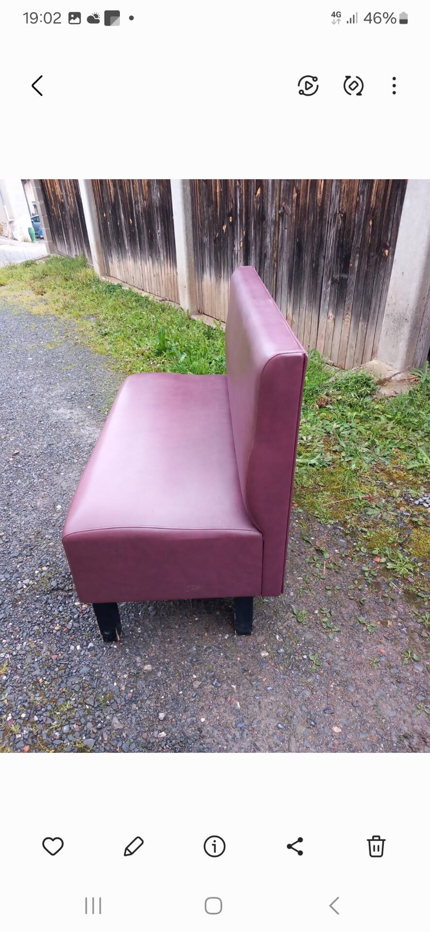 3 bistro benches