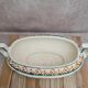 Art Deco Jardinière Moulin des Loups Orchies – stylised green & terracotta decoration – double handle