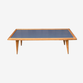 Rectangular Scandinavian teak coffee table