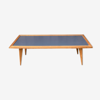 Table basse scandinave rectangulaire en teck