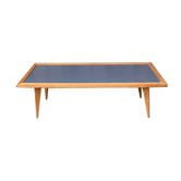 Rectangular Scandinavian teak coffee table
